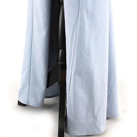 Show Me Your Mumu Steel Blue Belted Paris Gown Medium NEW Sleeveless Maxi Dress - Picture 5 of 9